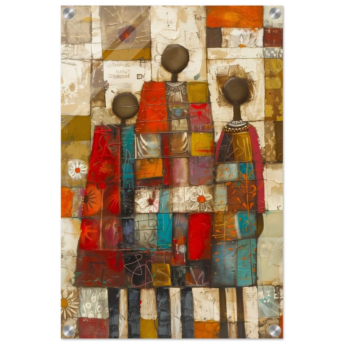 Da Vinci Wall art Print | Eclectic Expressions | African Theme - Acrylic Print - 40x60 cm / 16x24″ -