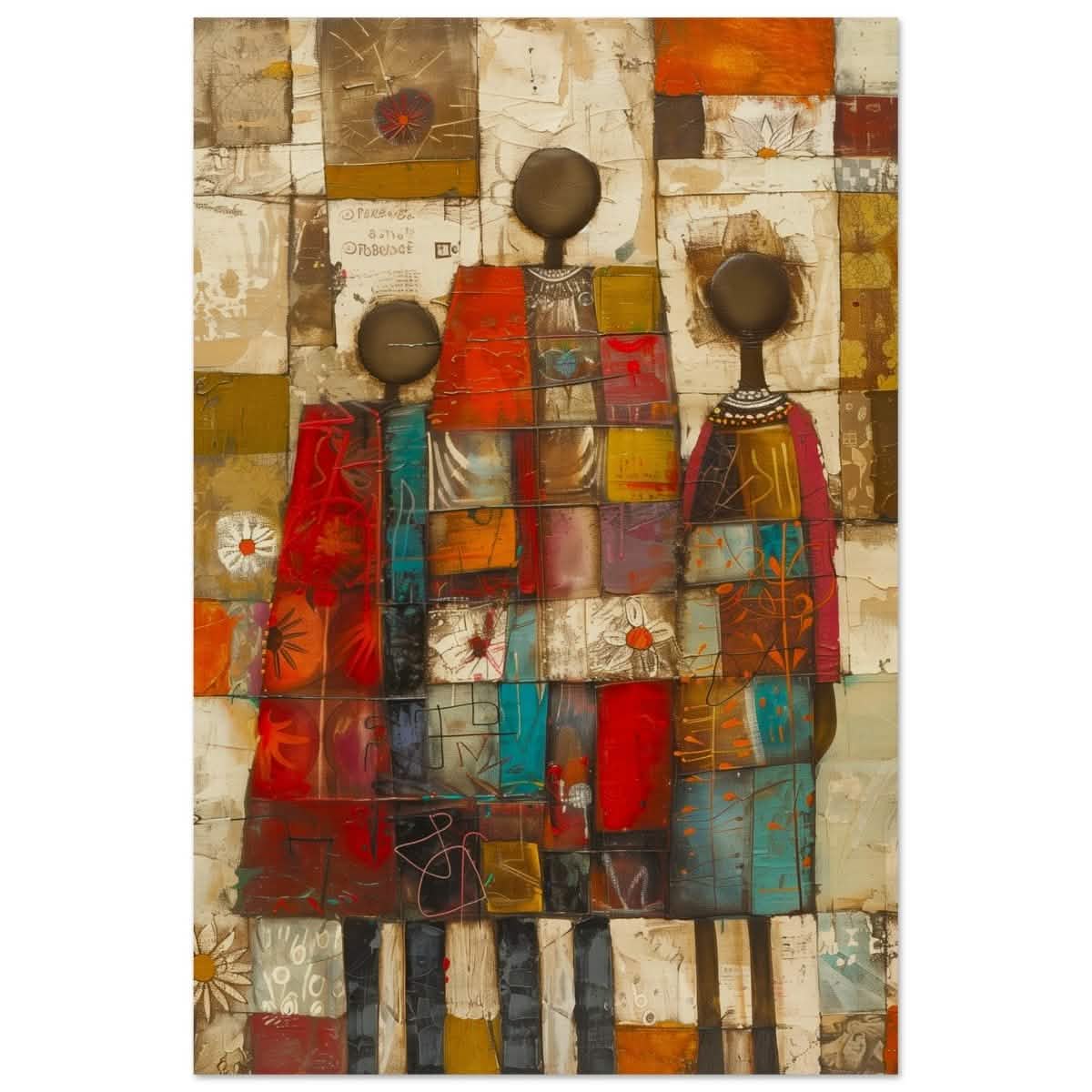 Da Vinci Wall art Print | Eclectic Expressions | African Theme - Wood Prints - 40x60 cm / 16x24″ -