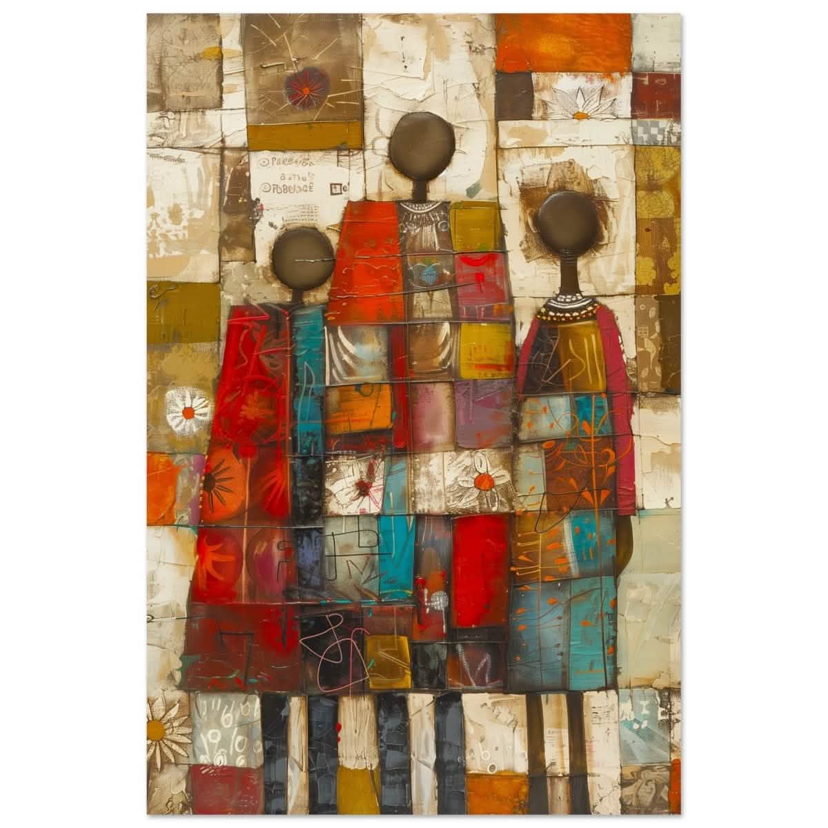 Da Vinci Wall art Print | Eclectic Expressions | African Theme - Aluminum Print - 50x75 cm / 20x30″ -