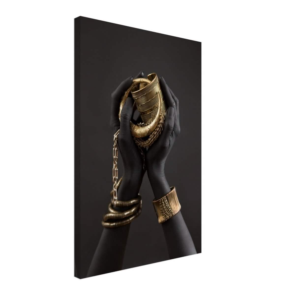 Da Vinci Wall art Print | Eclectic Expressions | Black Hands - Canvas - 40x60 cm / 16x24″ -