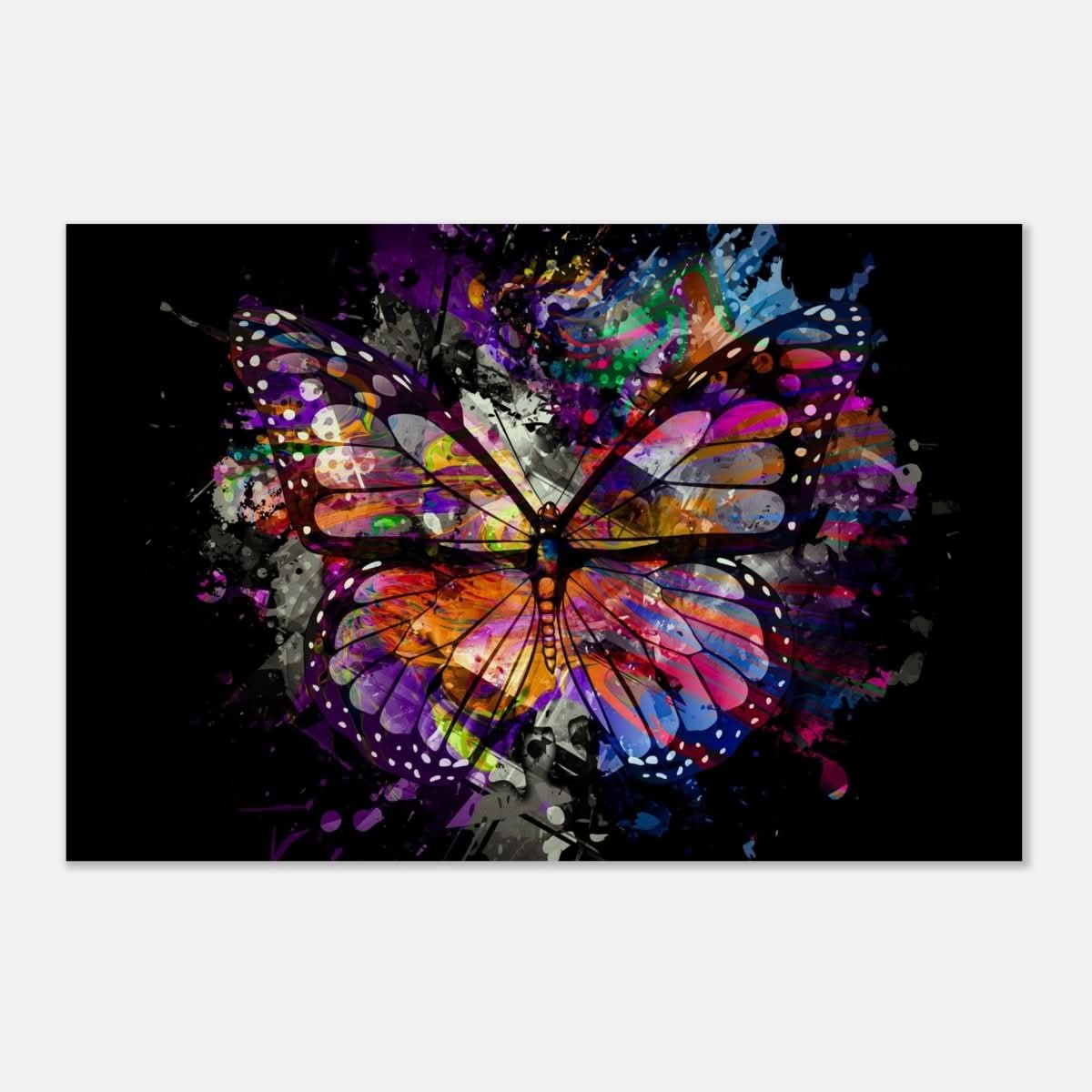 Da Vinci Wall art Print | Eclectic Expressions | Butterfly - Wood Prints - 50x75 cm / 20x30″ - 20 mm