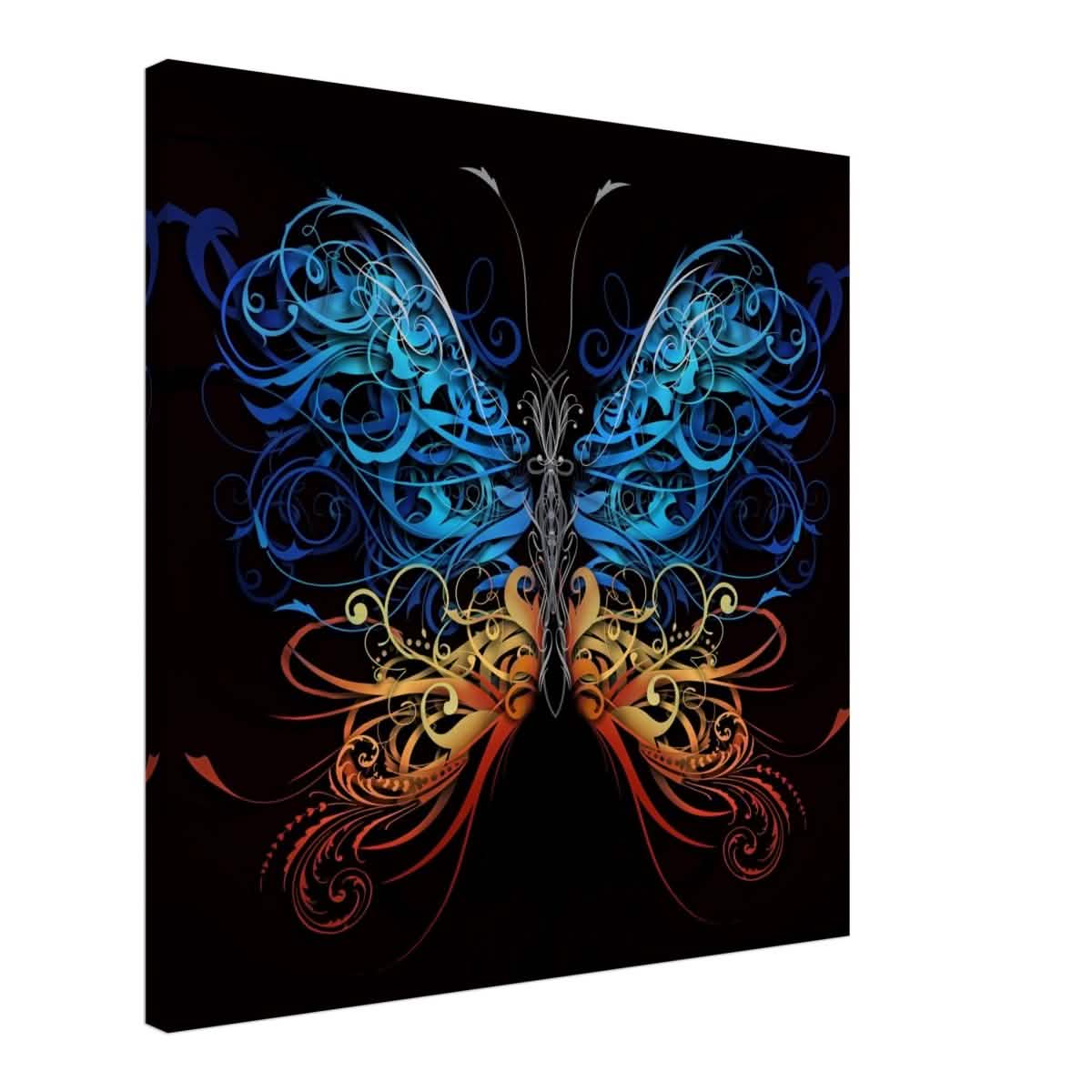 Da Vinci Wall art Print | Eclectic Expressions | Butterfly - Canvas - 60x60 cm / 24x24″ - Slim