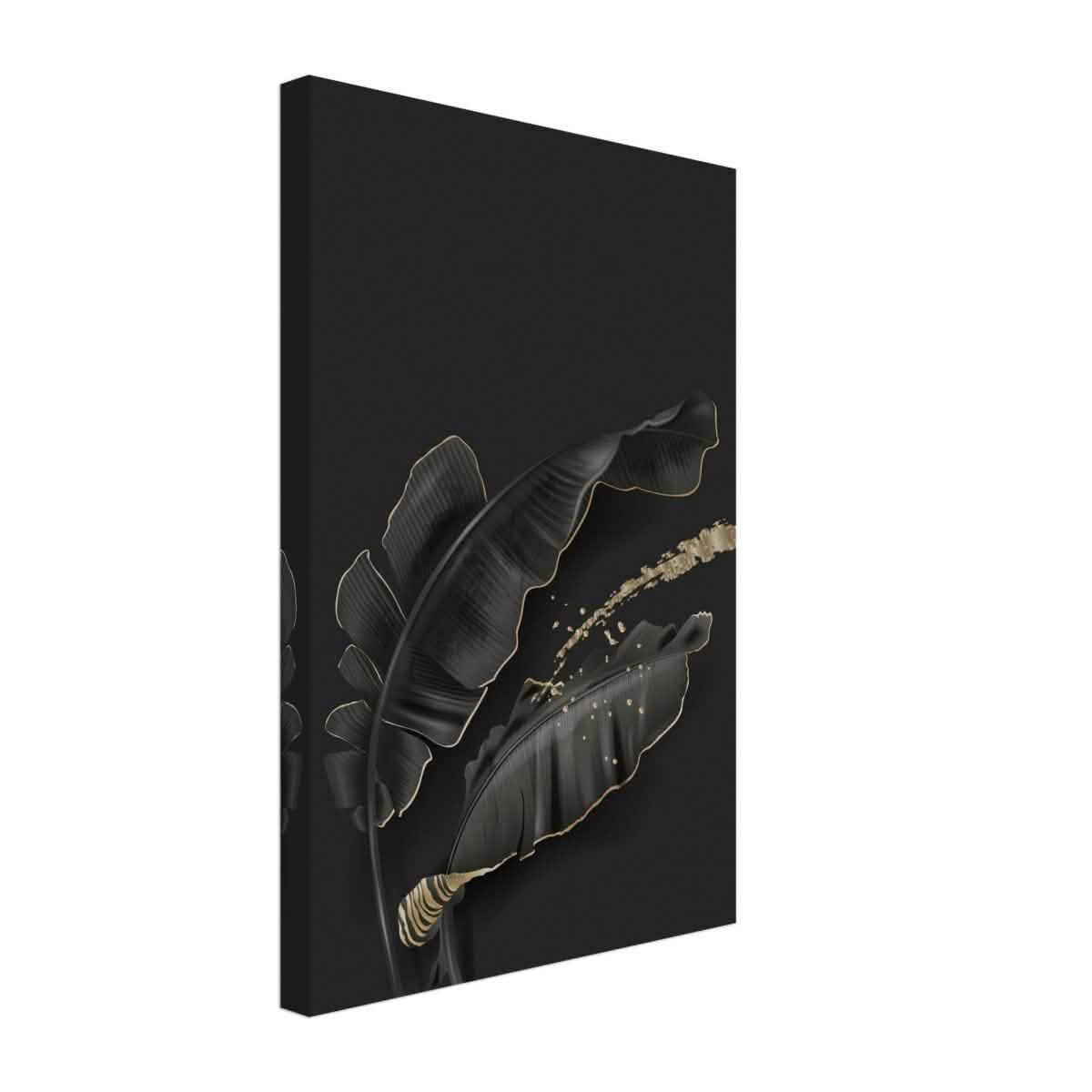 Da Vinci Wall art Print | Eclectic Expressions | Contemporary | Black and Gold - Canvas - 30x45 cm / 12x18″ -