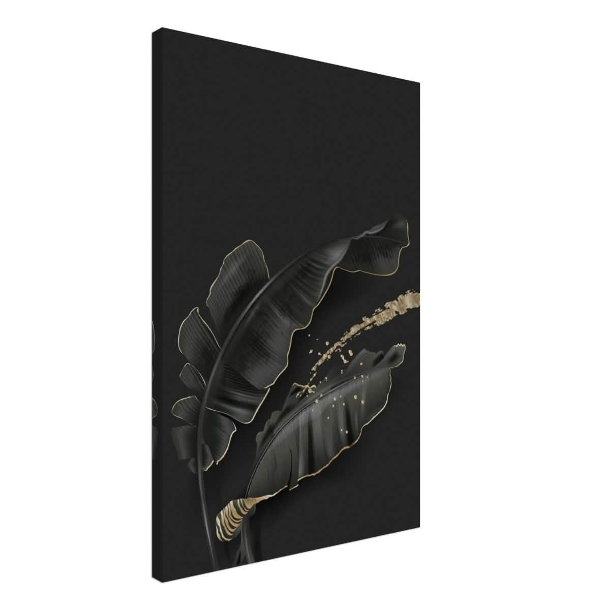 Da Vinci Wall art Print | Eclectic Expressions | Contemporary | Black and Gold - Canvas - 50x75 cm / 20x30″ -