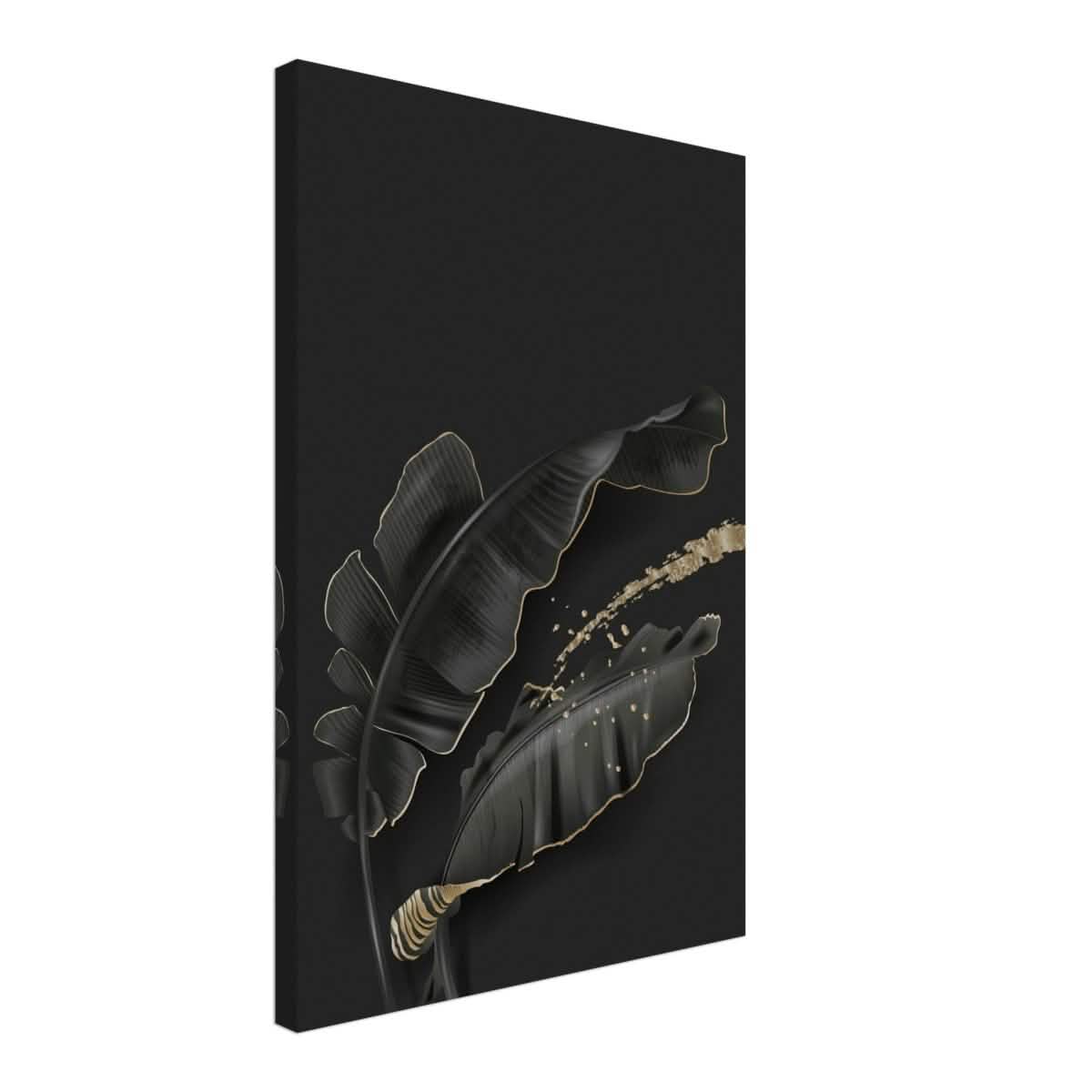 Da Vinci Wall art Print | Eclectic Expressions | Contemporary | Black and Gold - Canvas - 40x60 cm / 16x24″ -