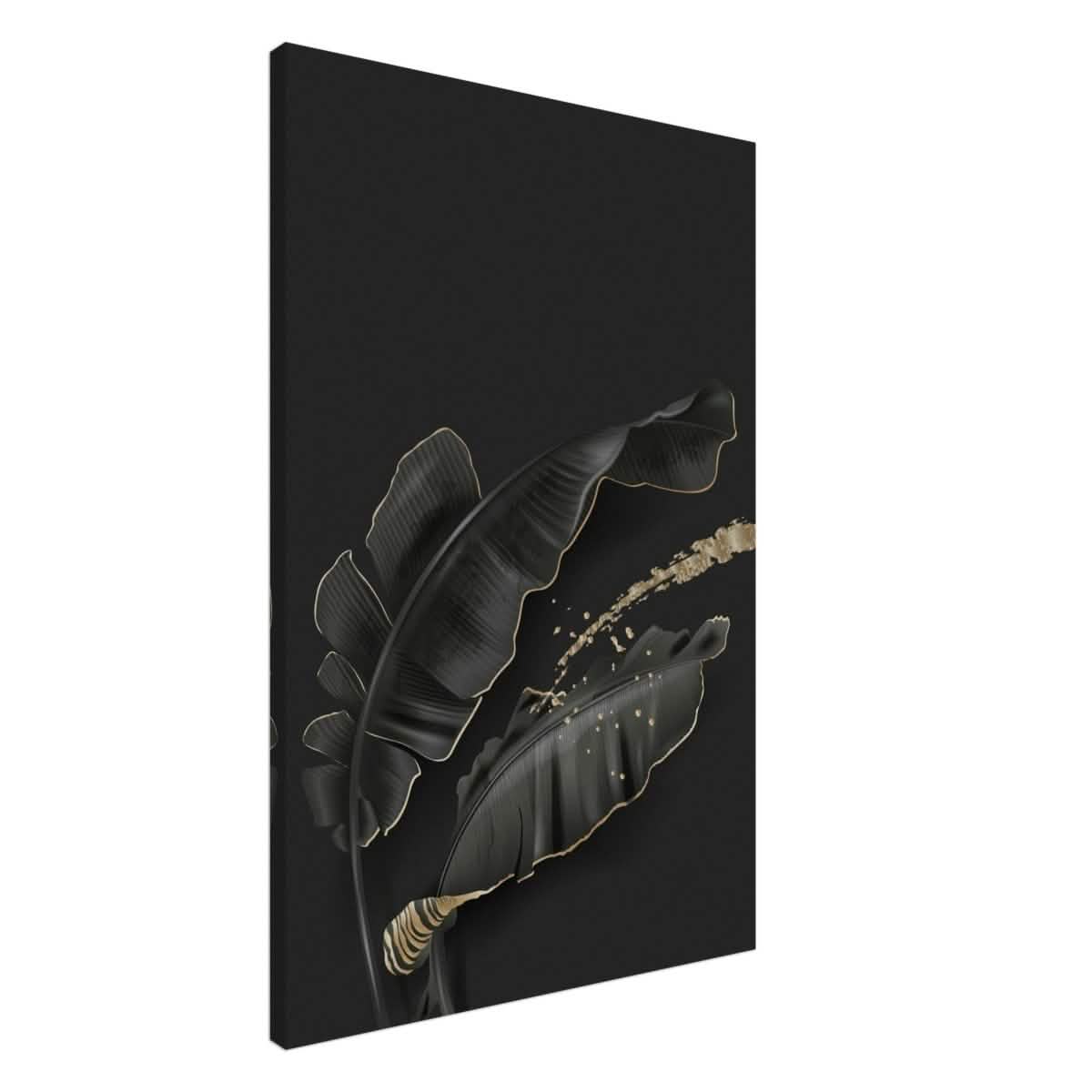 Da Vinci Wall art Print | Eclectic Expressions | Contemporary | Black and Gold - Canvas - 60x90 cm / 24x36″ -