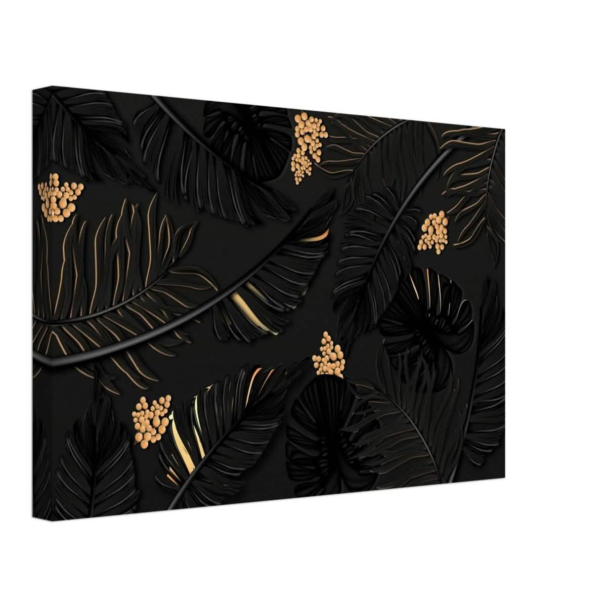 Da Vinci Wall art Print | Eclectic Expressions | Contemporary | Gold and Black - Canvas - 30x45 cm / 12x18″ -