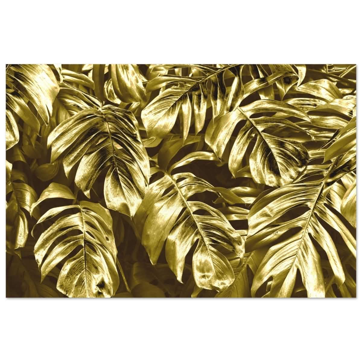 Da Vinci Wall art Print | Eclectic Expressions | Golden Leaf - Aluminum Print - 40x60 cm / 16x24″ -