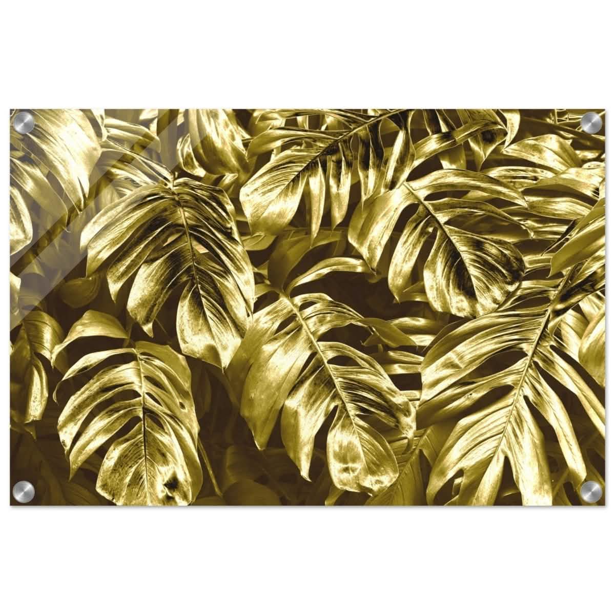 Da Vinci Wall art Print | Eclectic Expressions | Golden Leaf - Acrylic Print - 40x60 cm / 16x24″ -