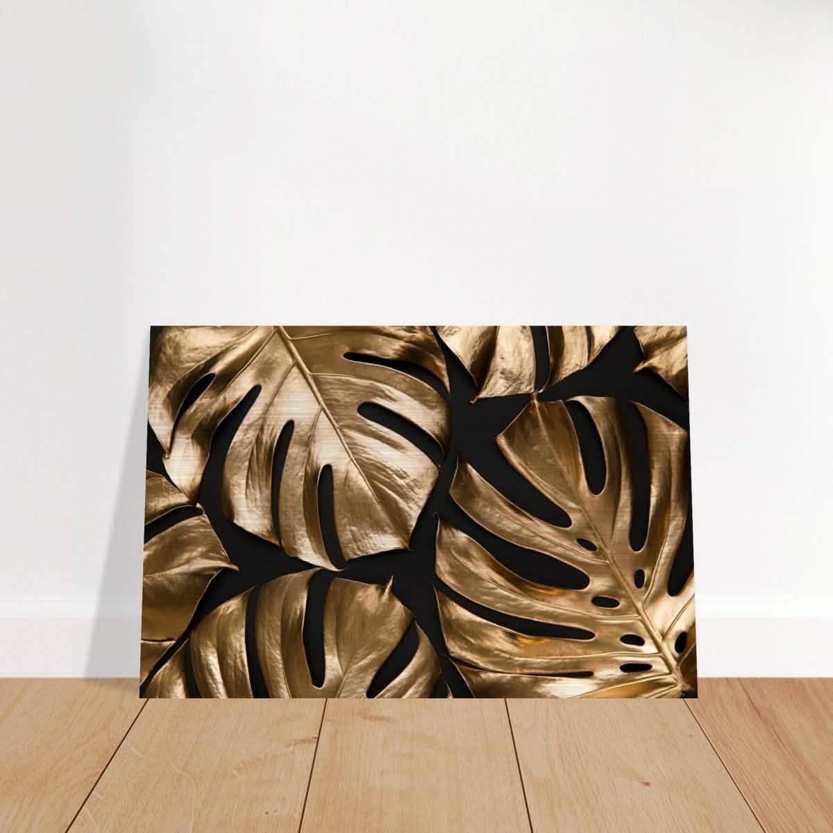 Da Vinci Wall art Print | Eclectic Expressions| Golden Leaf - Brushed Aluminum Print - 30x45 cm / 12x18″ -