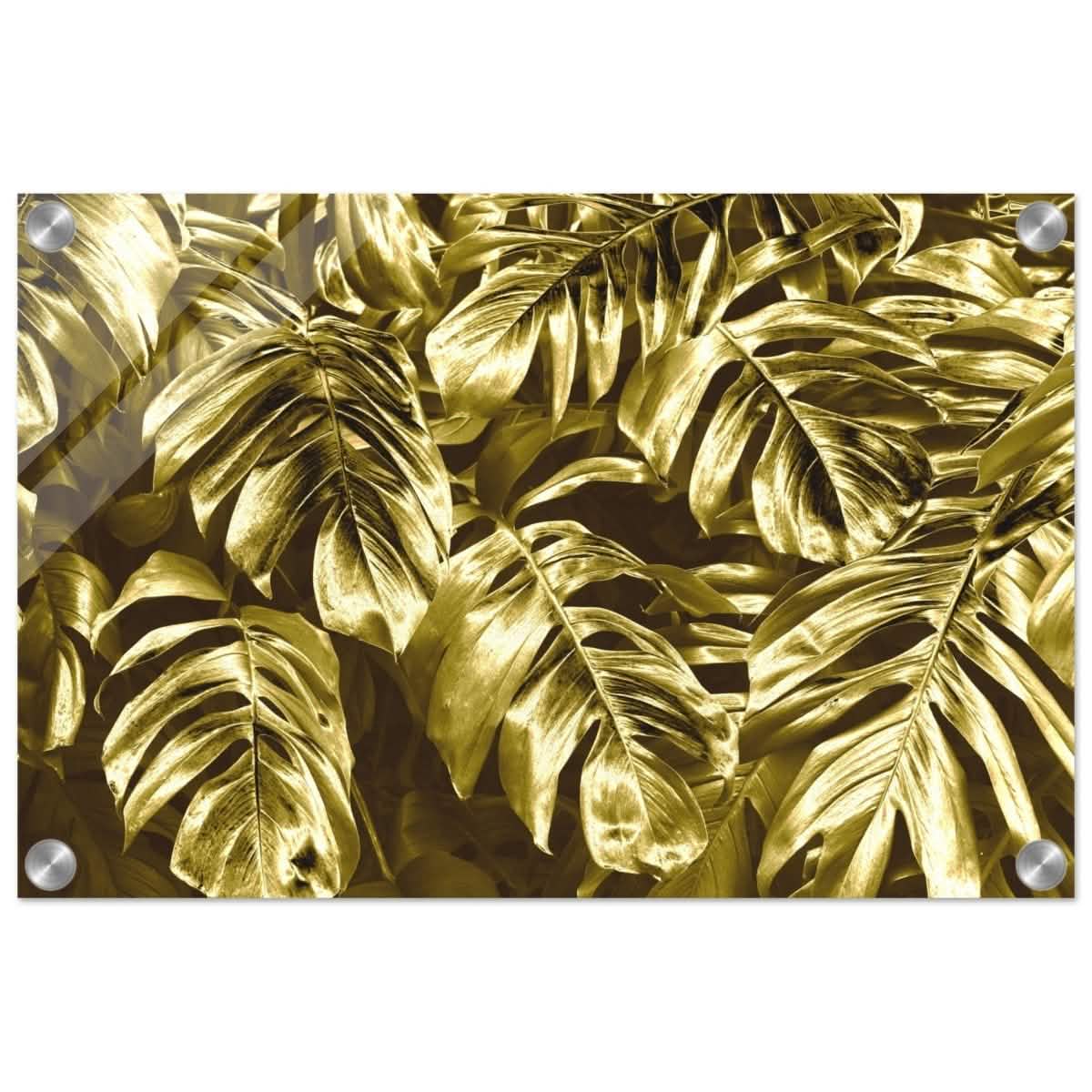 Da Vinci Wall art Print | Eclectic Expressions | Golden Leaf - Acrylic Print - 30x45 cm / 12x18″ -