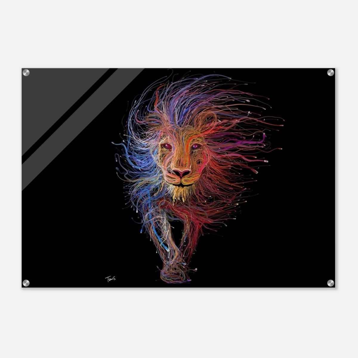 Da Vinci Wall art Print | Eclectic Expressions | Lion - Acrylic Print - 70x100 cm / 28x40″ -