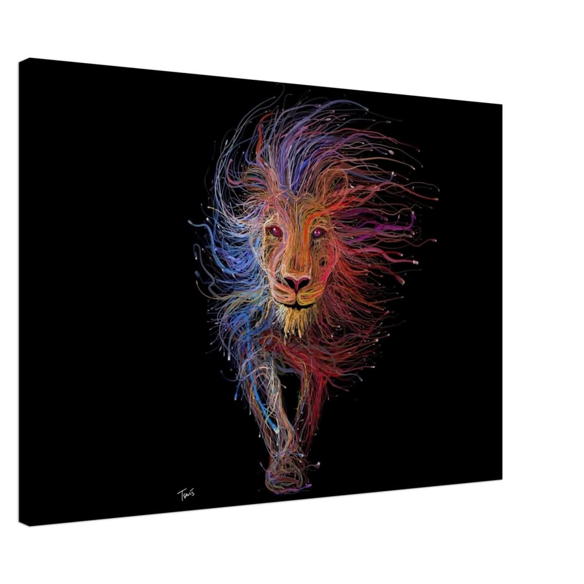 Da Vinci Wall art Print | Eclectic Expressions | Lion - Canvas - 70x100 cm / 28x40″ - Thick
