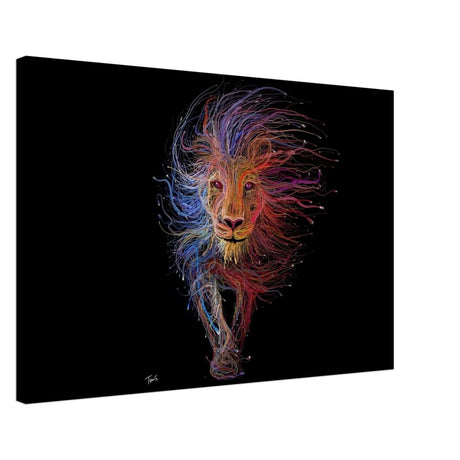 Da Vinci Wall art Print | Eclectic Expressions | Lion - Canvas - 50x75 cm / 20x30″ - Slim