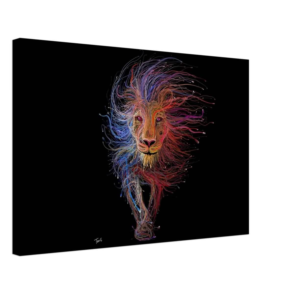 Da Vinci Wall art Print | Eclectic Expressions | Lion - Canvas - 40x60 cm / 16x24″ - Slim