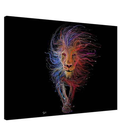 Da Vinci Wall art Print | Eclectic Expressions | Lion - Canvas - 60x90 cm / 24x36″ - Slim