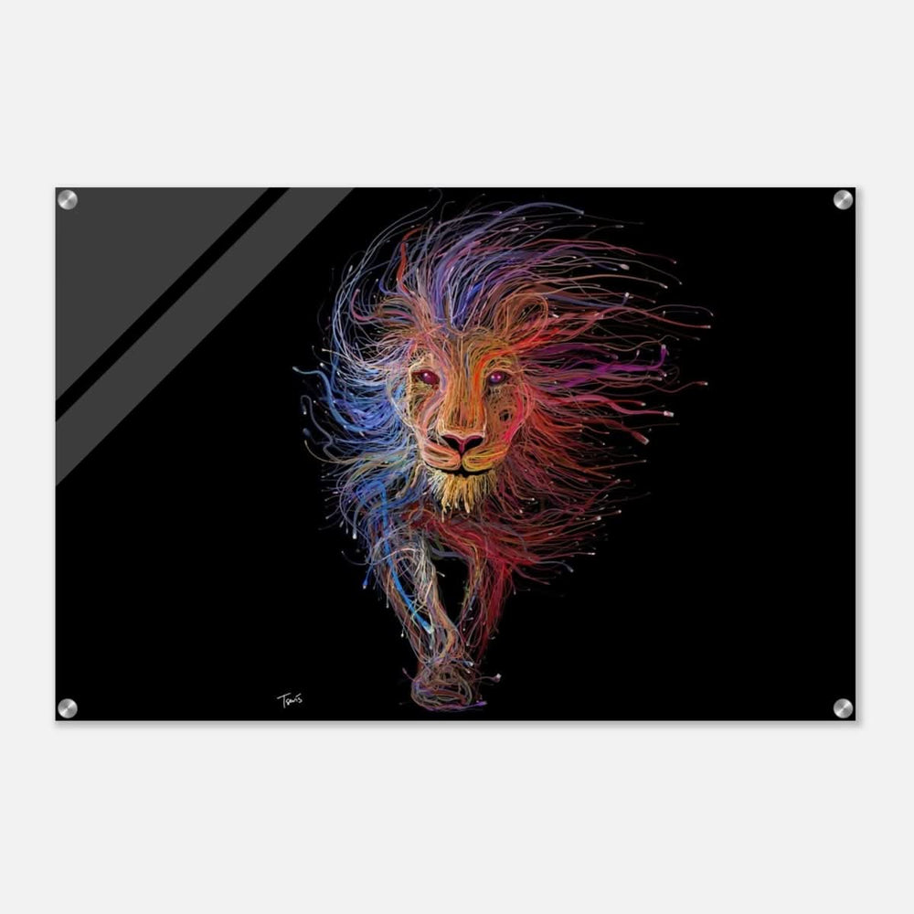 Da Vinci Wall art Print | Eclectic Expressions | Lion - Acrylic Print - 60x90 cm / 24x36″ -