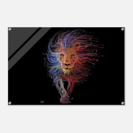 Da Vinci Wall art Print | Eclectic Expressions | Lion - Acrylic Print - 60x90 cm / 24x36″ -