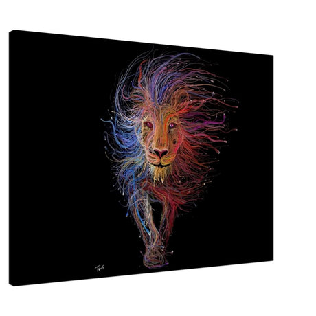 Da Vinci Wall art Print | Eclectic Expressions | Lion - Canvas - 70x100 cm / 28x40″ - Slim
