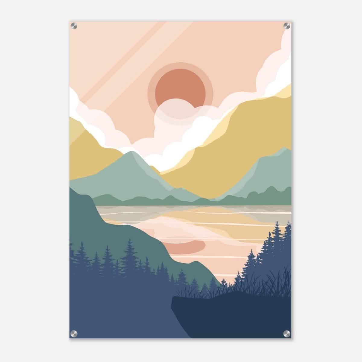 Da Vinci Wall art Print | Eclectic Expressions | Modern Minimalist wall art print | Bohemian - Acrylic Print - 70x100 cm / 28x40″ -