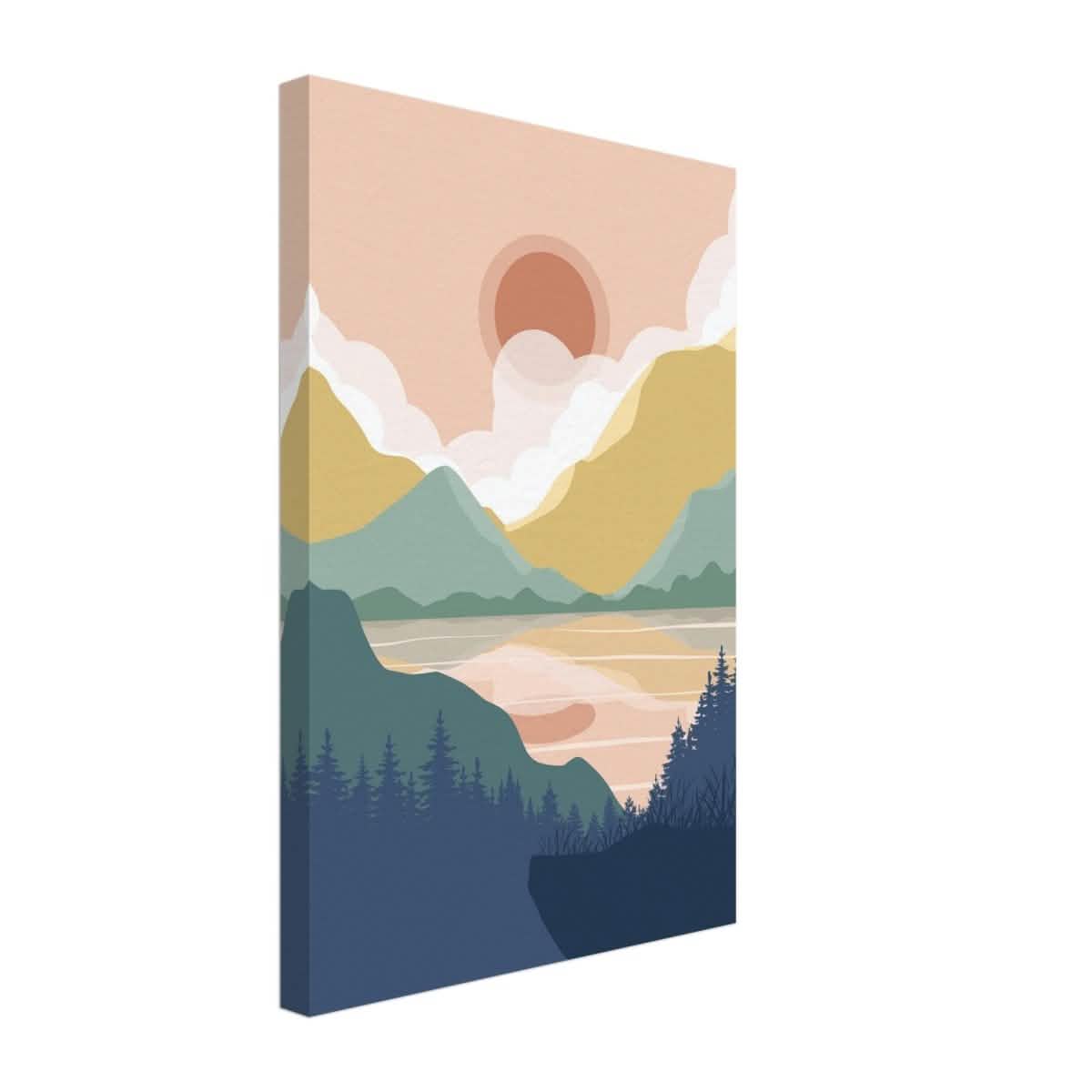 Da Vinci Wall art Print | Eclectic Expressions | Modern Minimalist wall art print | Bohemian - Canvas - 30x45 cm / 12x18″ - Slim