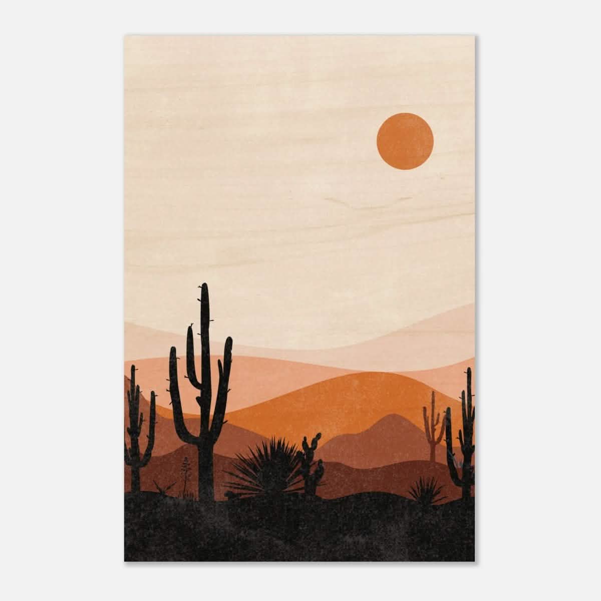 Da Vinci Wall art Print | Eclectic Expressions | Modern Minimalist wall art print | Bohemian - Wood Prints - 30x45 cm / 12x18″ - 20 mm