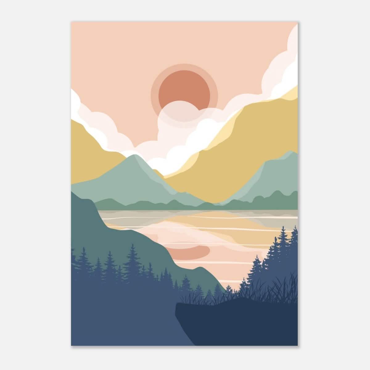 Da Vinci Wall art Print | Eclectic Expressions | Modern Minimalist wall art print | Bohemian - Aluminum Print - 70x100 cm / 28x40″ -