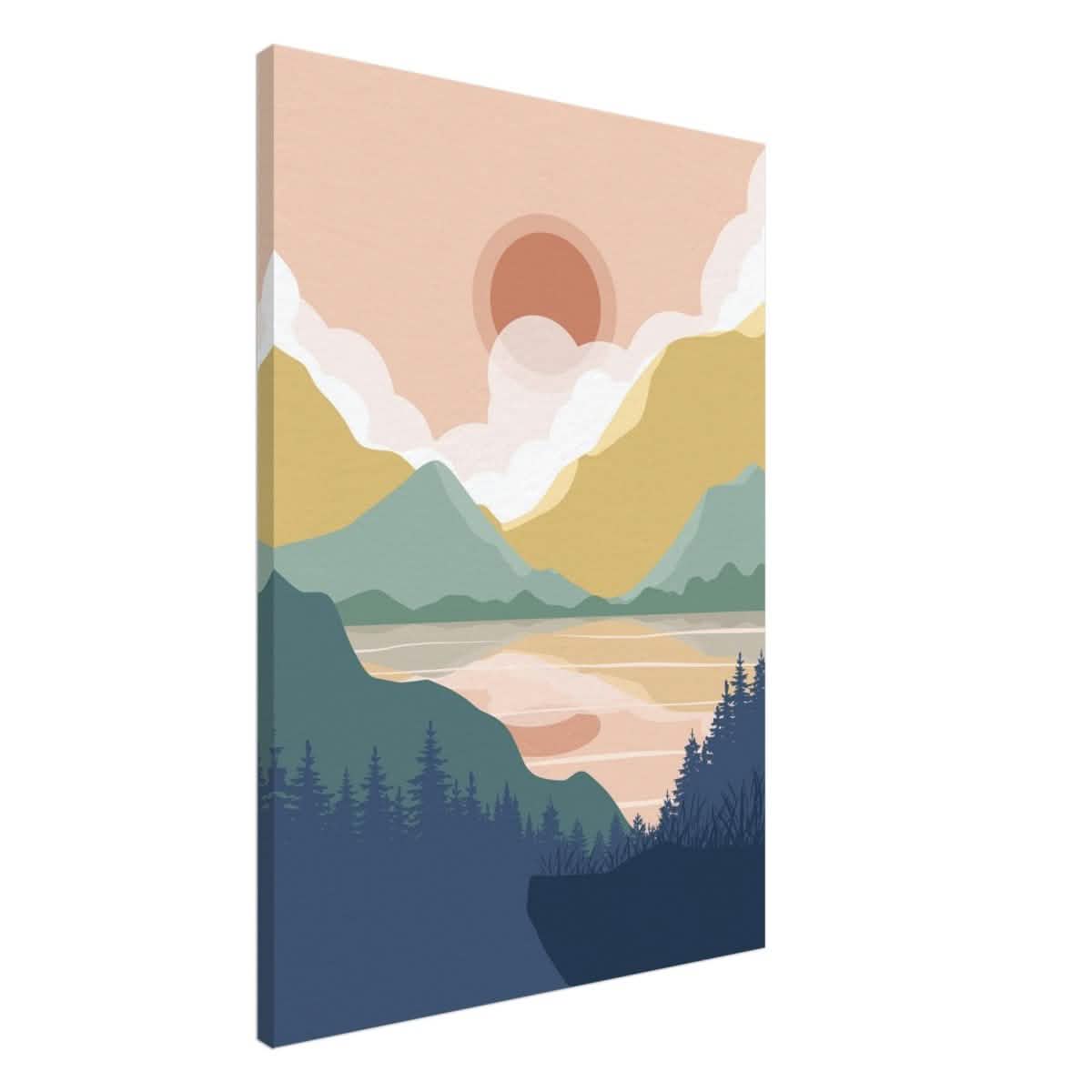 Da Vinci Wall art Print | Eclectic Expressions | Modern Minimalist wall art print | Bohemian - Canvas - 70x100 cm / 28x40″ - Thick