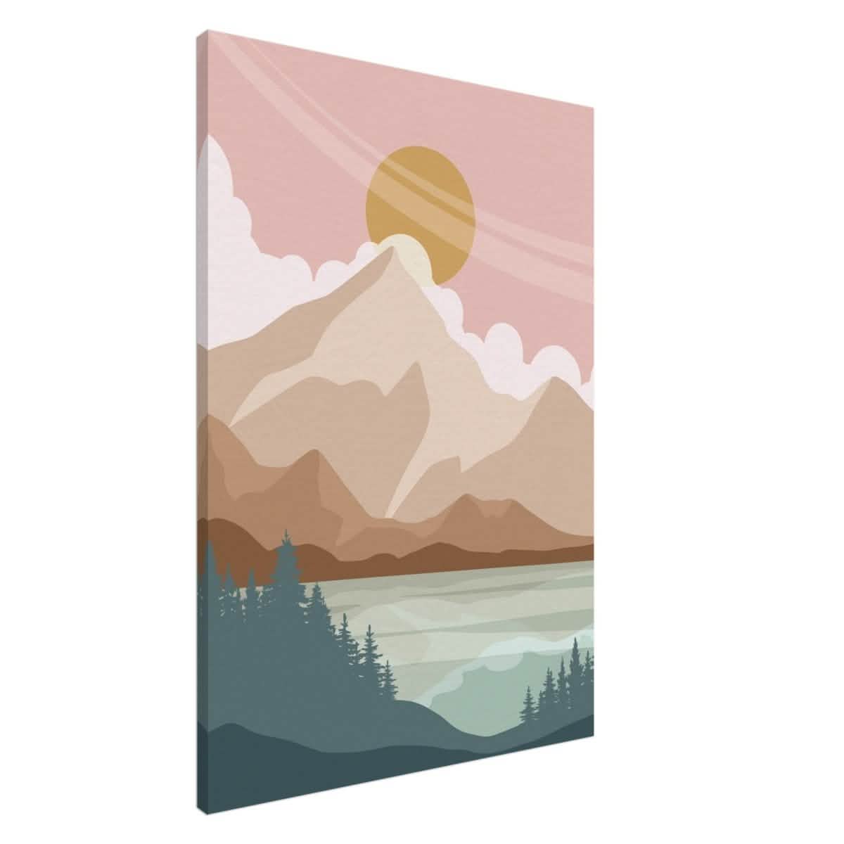 Da Vinci Wall art Print | Eclectic Expressions | Modern Minimalist wall art print | Bohemian - Canvas - 70x100 cm / 28x40″ - Slim