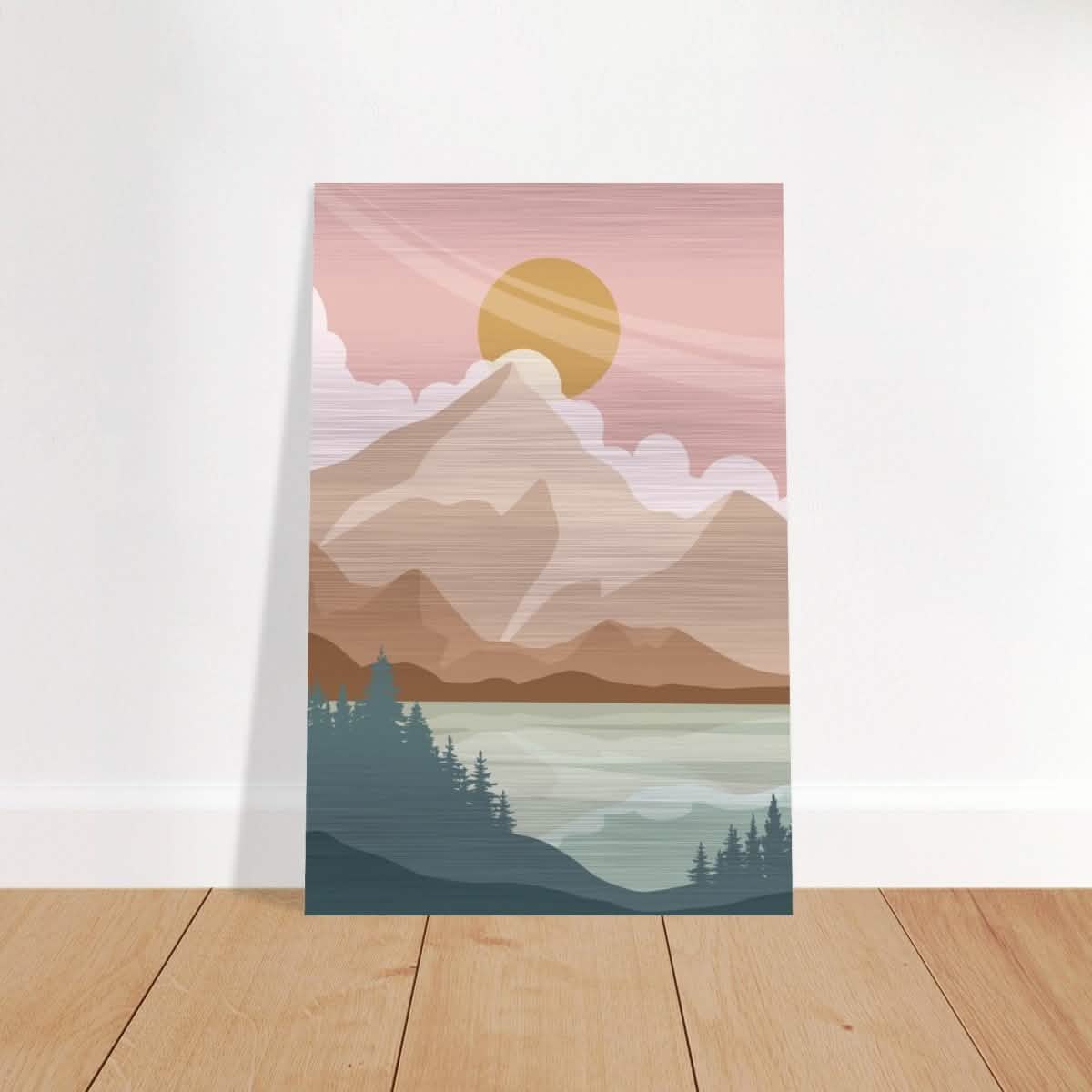 Da Vinci Wall art Print | Eclectic Expressions | Modern Minimalist wall art print | Bohemian - Brushed Aluminum Print - 40x60 cm / 16x24″ -