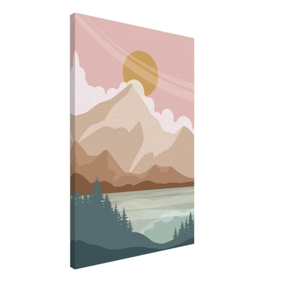 Da Vinci Wall art Print | Eclectic Expressions | Modern Minimalist wall art print | Bohemian - Canvas - 50x75 cm / 20x30″ - Slim