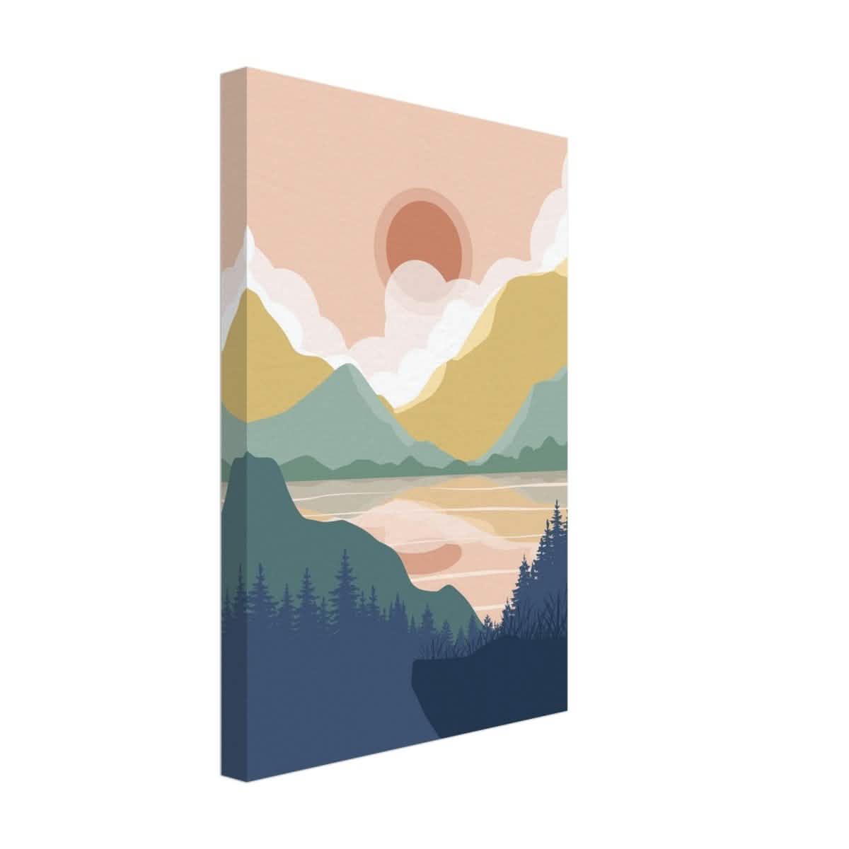 Da Vinci Wall art Print | Eclectic Expressions | Modern Minimalist wall art print | Bohemian - Canvas - 30x45 cm / 12x18″ - Thick