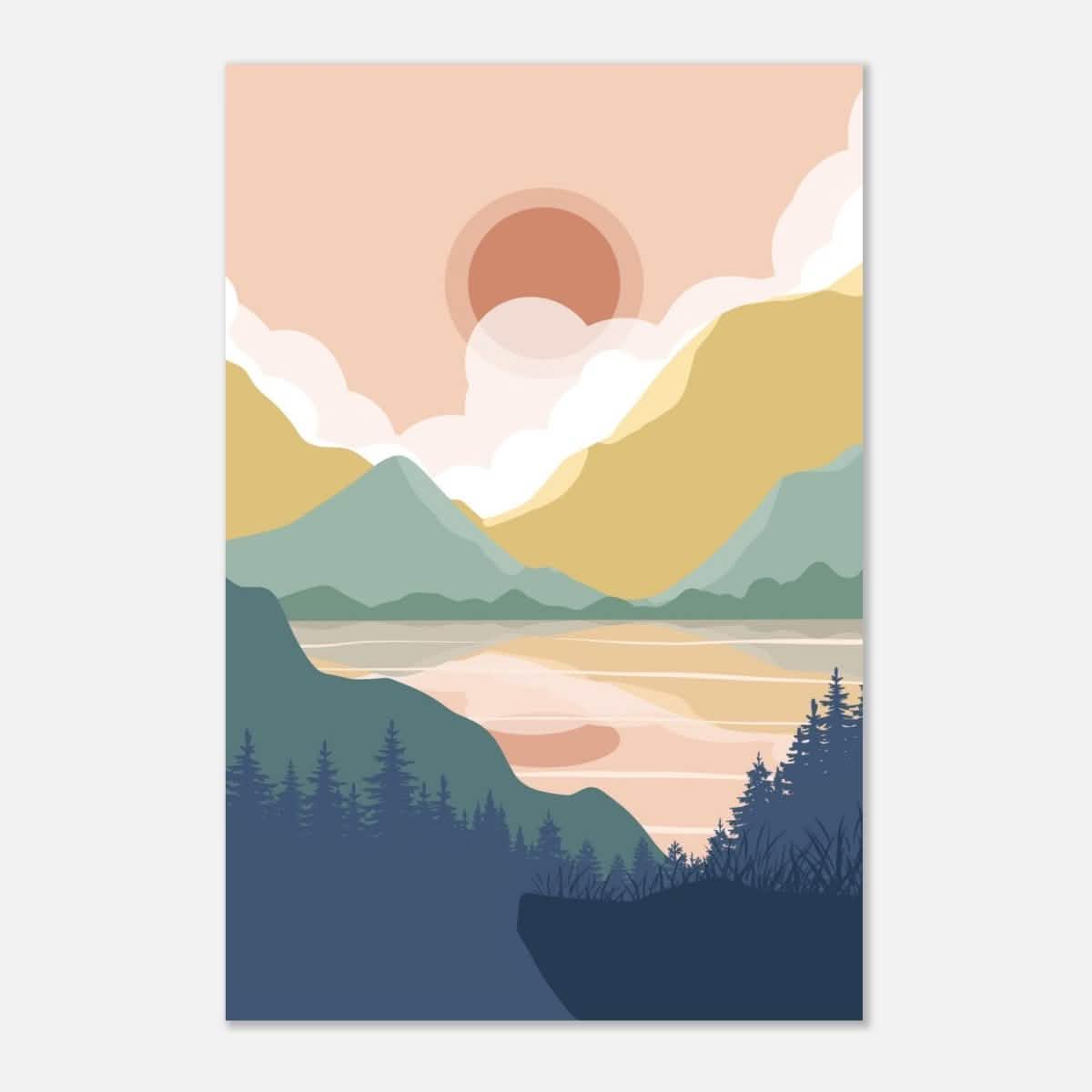 Da Vinci Wall art Print | Eclectic Expressions | Modern Minimalist wall art print | Bohemian - Aluminum Print - 50x75 cm / 20x30″ -