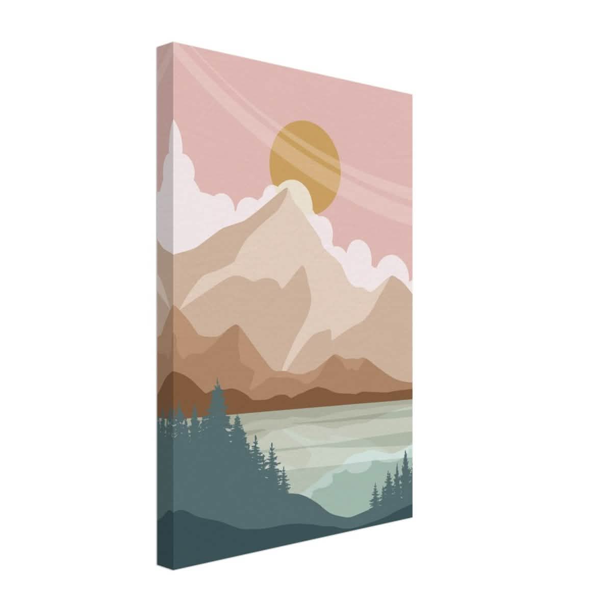 Da Vinci Wall art Print | Eclectic Expressions | Modern Minimalist wall art print | Bohemian - Canvas - 30x45 cm / 12x18″ - Slim