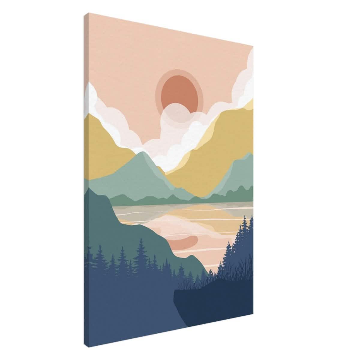 Da Vinci Wall art Print | Eclectic Expressions | Modern Minimalist wall art print | Bohemian - Canvas - 70x100 cm / 28x40″ - Slim