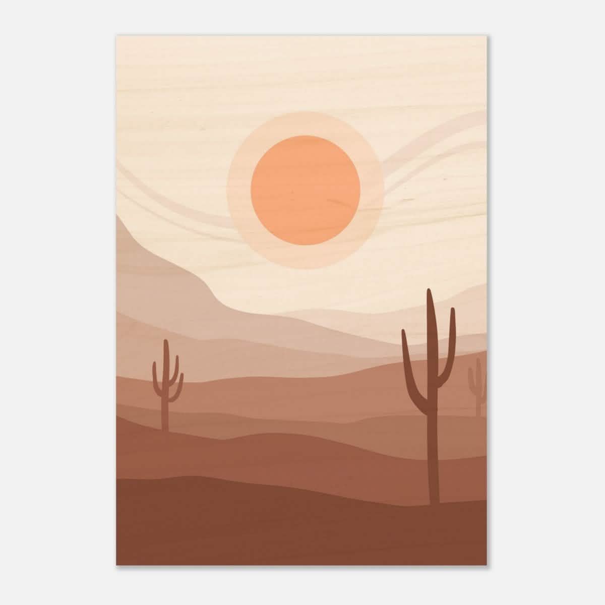 Da Vinci Wall art Print | Eclectic Expressions | Modern Minimalist wall art print | Bohemian - Wood Prints - 70x100 cm / 28x40″ - 20 mm