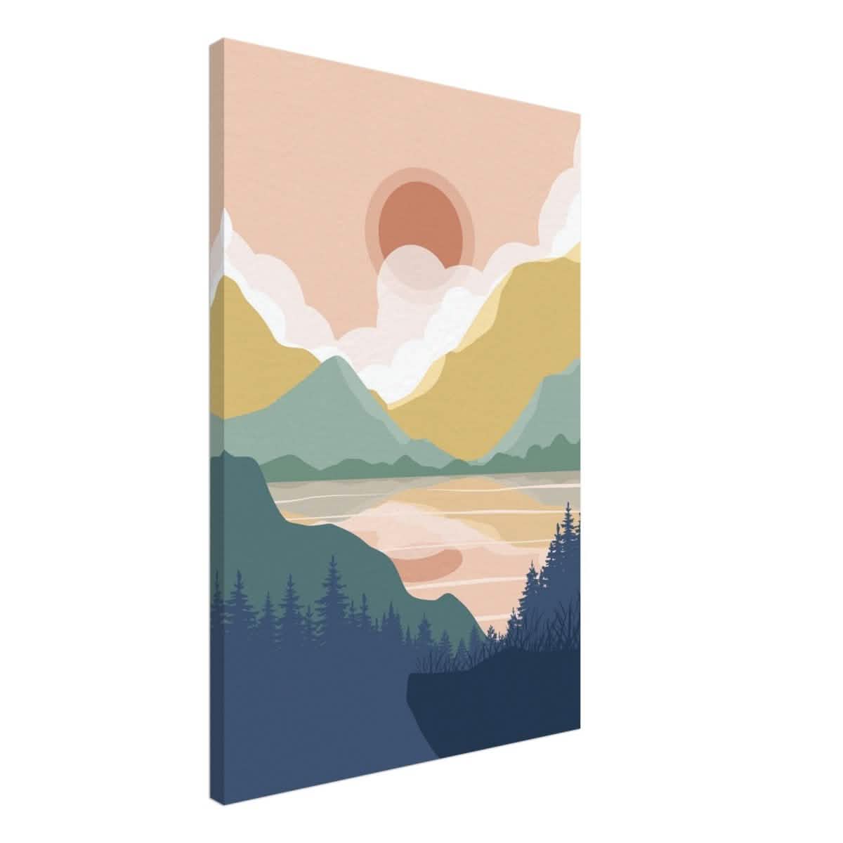 Da Vinci Wall art Print | Eclectic Expressions | Modern Minimalist wall art print | Bohemian - Canvas - 50x75 cm / 20x30″ - Slim