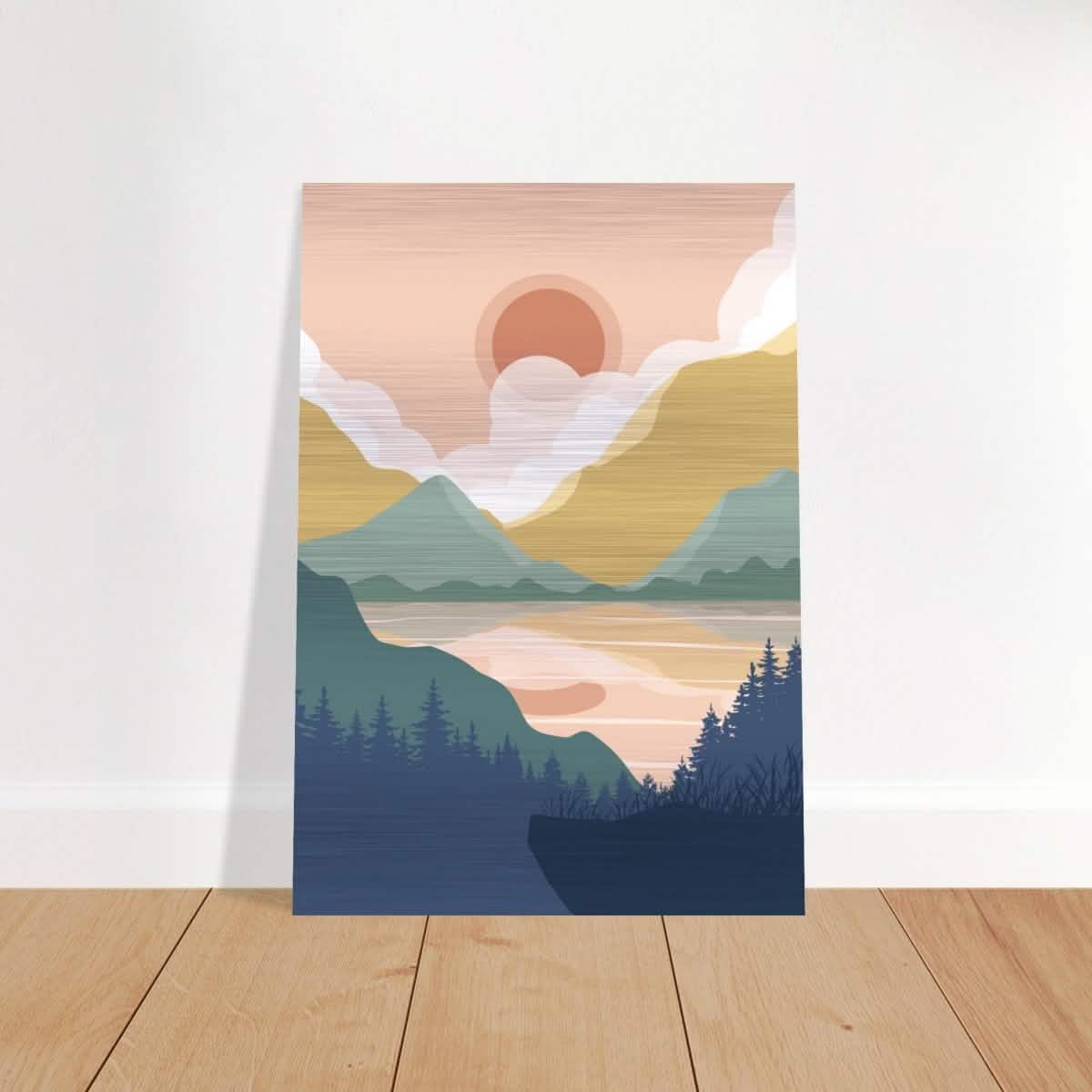 Da Vinci Wall art Print | Eclectic Expressions | Modern Minimalist wall art print | Bohemian - Brushed Aluminum Print - 70x100 cm / 28x40″ -