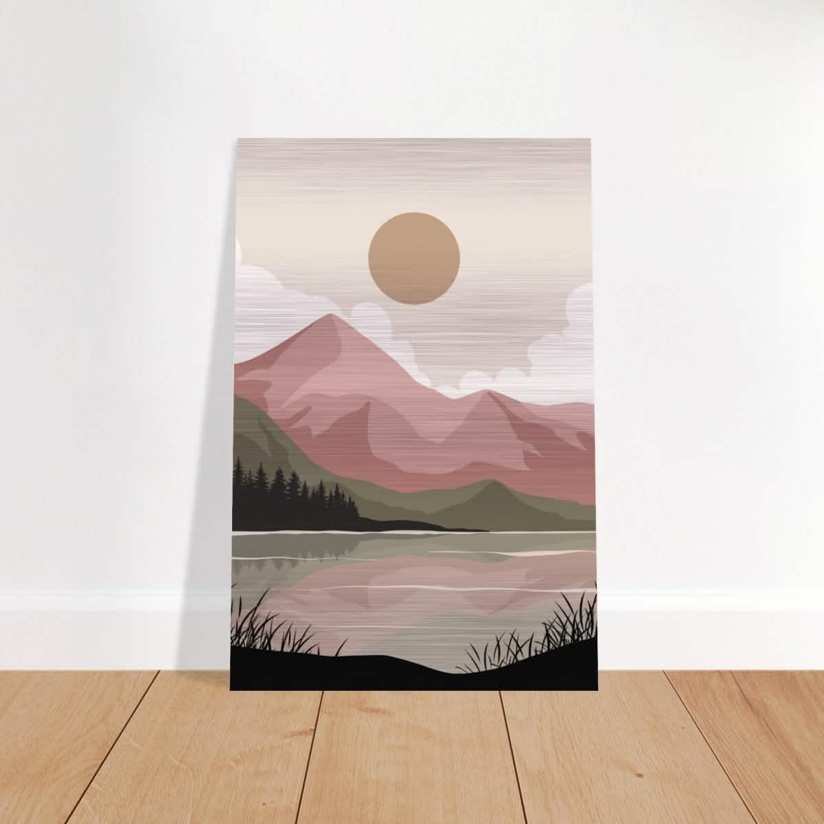 Da Vinci Wall art Print | Eclectic Expressions | Modern Minimalist wall art print | Bohemian - Brushed Aluminum Print - 40x60 cm / 16x24″ -