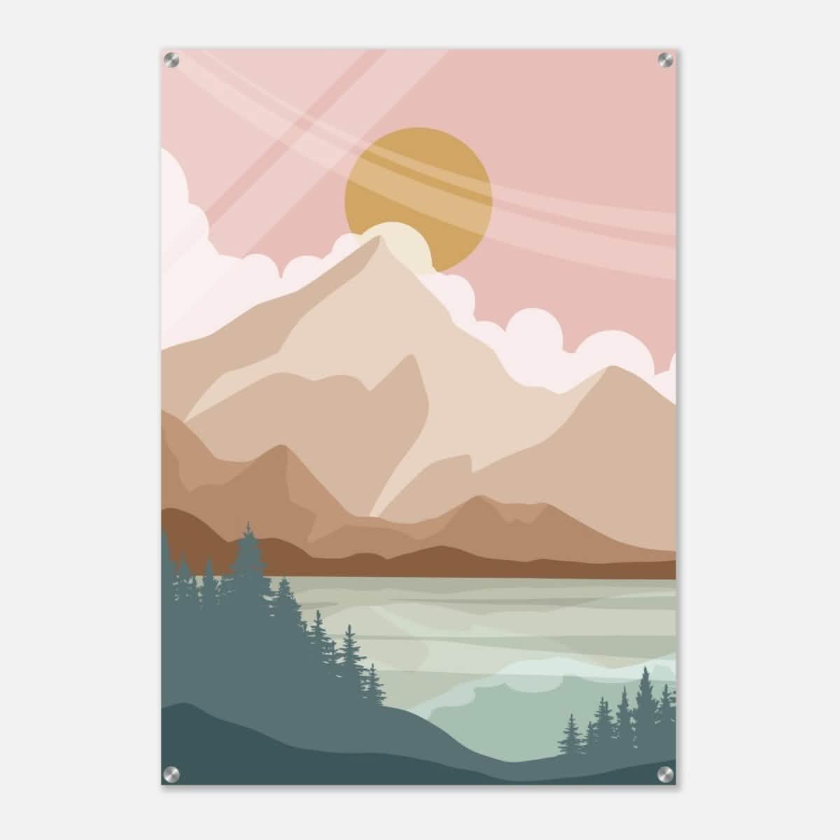 Da Vinci Wall art Print | Eclectic Expressions | Modern Minimalist wall art print | Bohemian - Acrylic Print - 70x100 cm / 28x40″ -