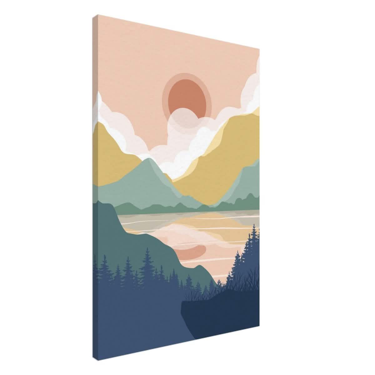 Da Vinci Wall art Print | Eclectic Expressions | Modern Minimalist wall art print | Bohemian - Canvas - 60x90 cm / 24x36″ - Slim