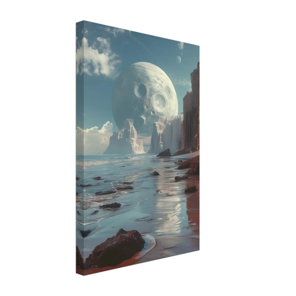 Da Vinci Wall art Print | Eclectic Expressions | Nature | Moon - Canvas - 30x45 cm / 12x18″ -