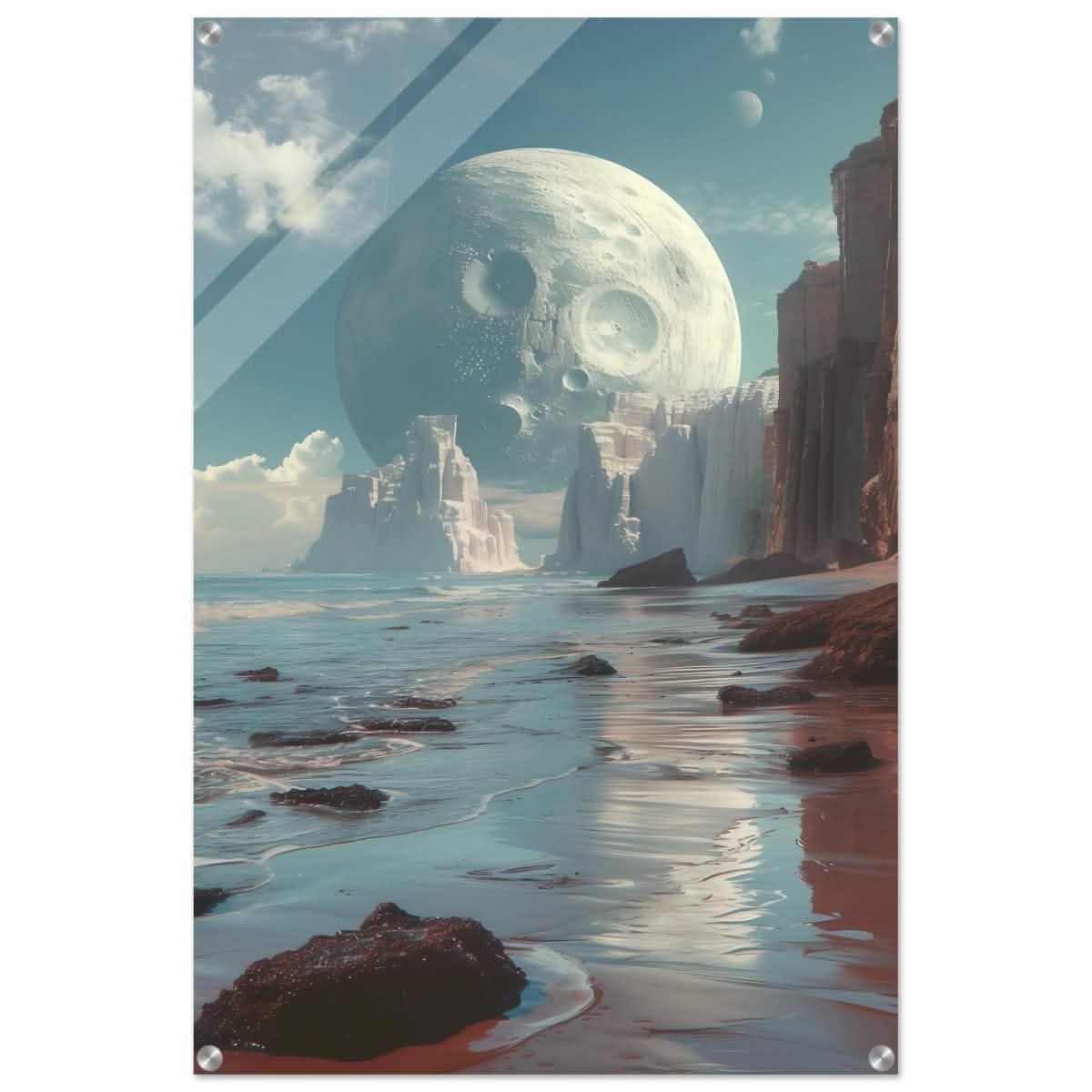 Da Vinci Wall art Print | Eclectic Expressions | Nature | Moon - Acrylic Print - 60x90 cm / 24x36″ -