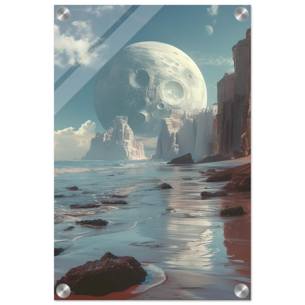 Da Vinci Wall art Print | Eclectic Expressions | Nature | Moon - Acrylic Print - 30x45 cm / 12x18″ -