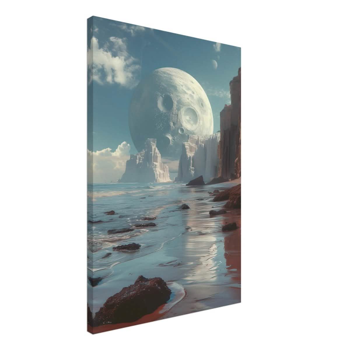 Da Vinci Wall art Print | Eclectic Expressions | Nature | Moon - Canvas - 50x75 cm / 20x30″ -