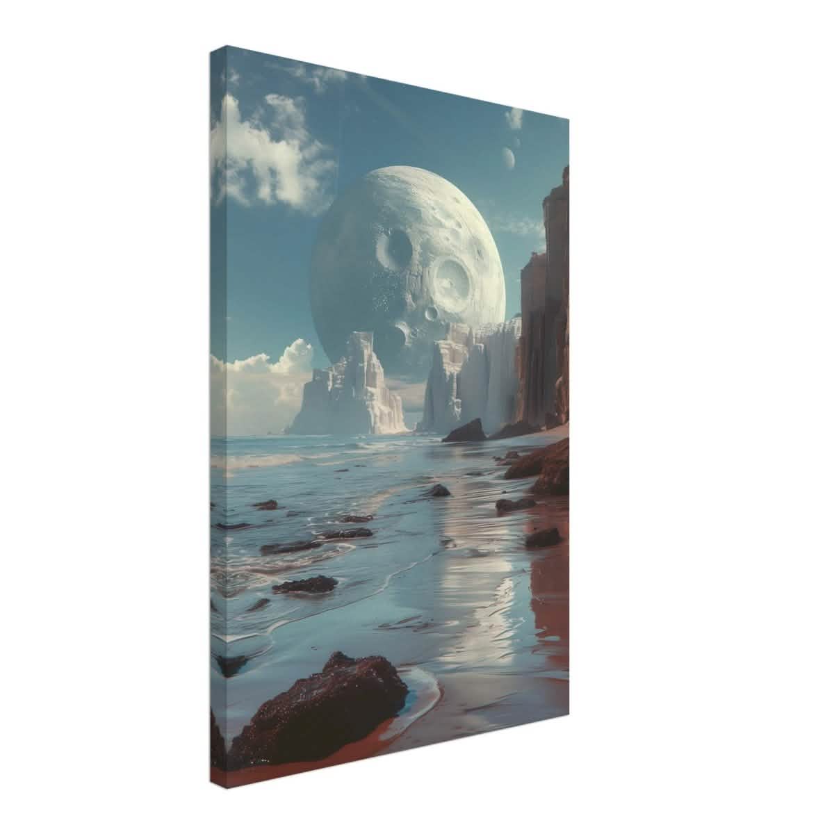 Da Vinci Wall art Print | Eclectic Expressions | Nature | Moon - Canvas - 40x60 cm / 16x24″ -