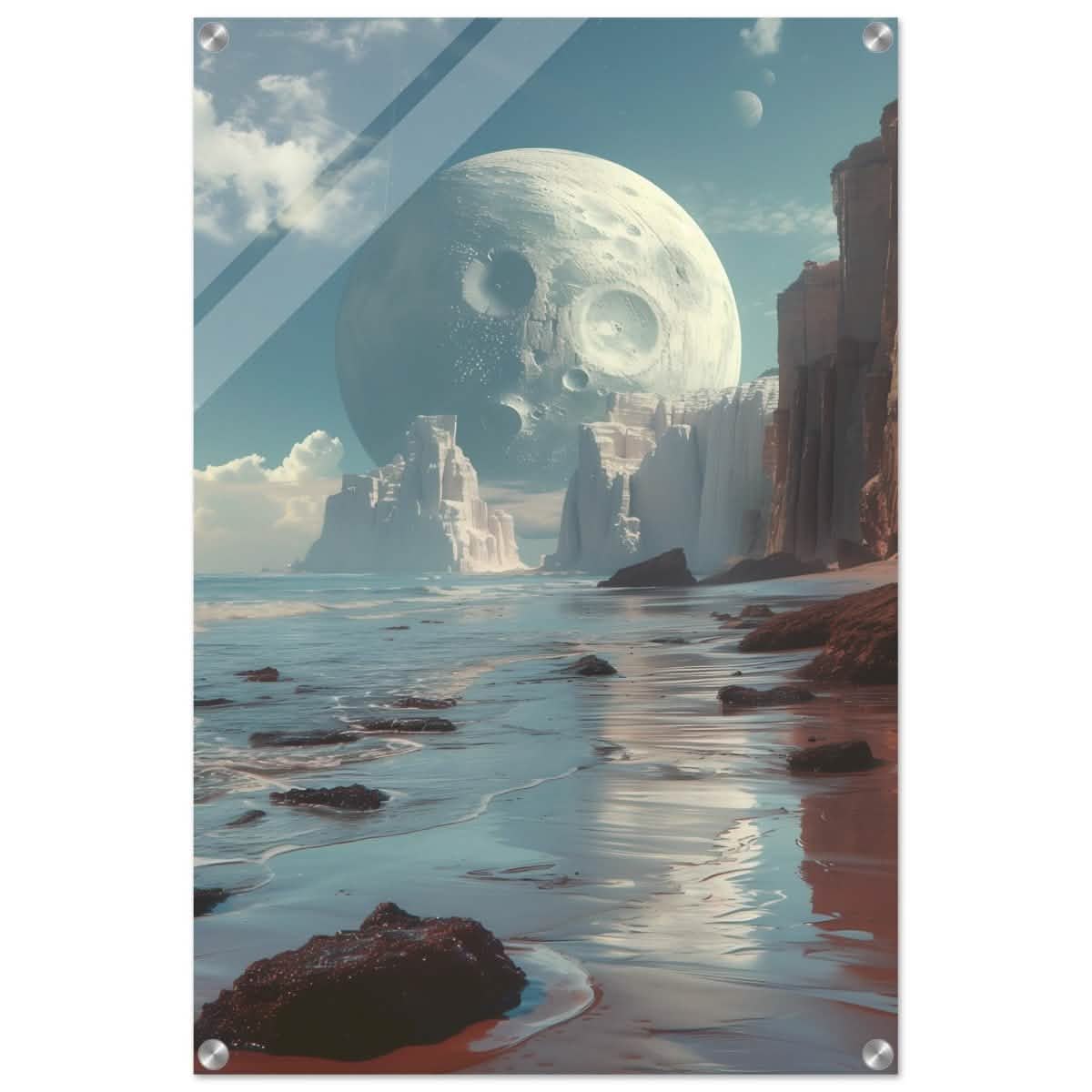 Da Vinci Wall art Print | Eclectic Expressions | Nature | Moon - Acrylic Print - 50x75 cm / 20x30″ -