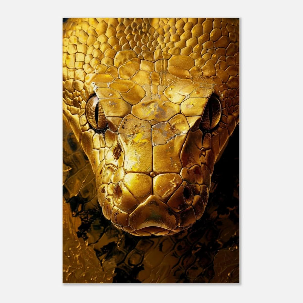 Da Vinci Wall art Print | Eclectic Expressions | Snake - Wood Prints - 30x45 cm / 12x18″ - 10 mm