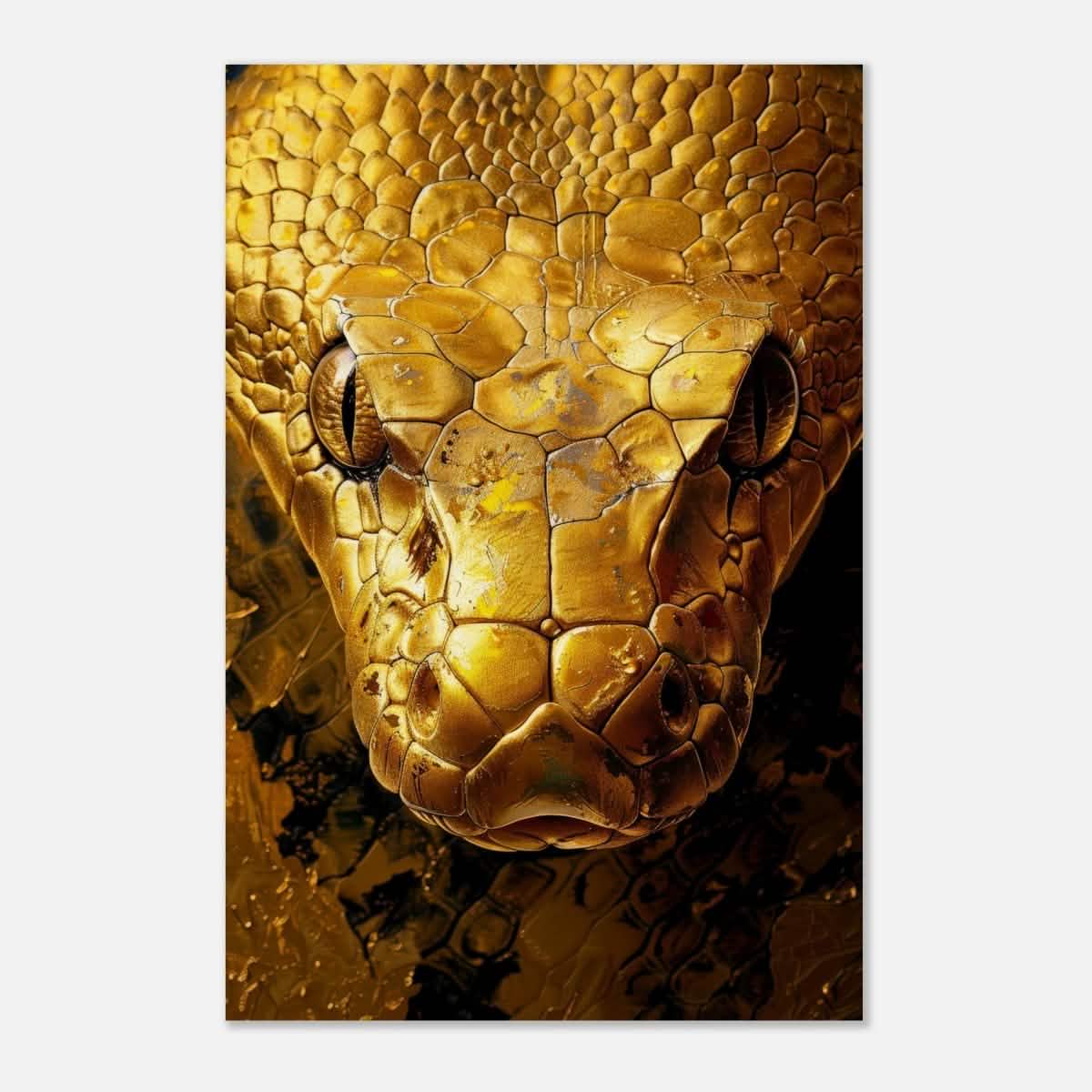 Da Vinci Wall art Print | Eclectic Expressions | Snake - Wood Prints - 50x75 cm / 20x30″ - 10 mm