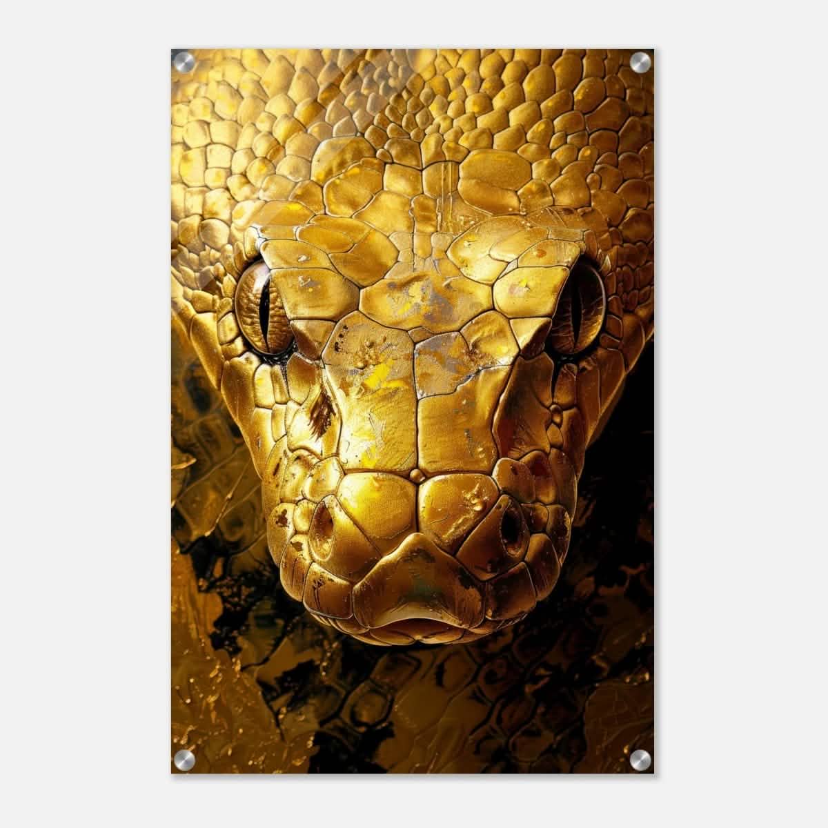 Da Vinci Wall art Print | Eclectic Expressions | Snake - Acrylic Print - 50x75 cm / 20x30″ -